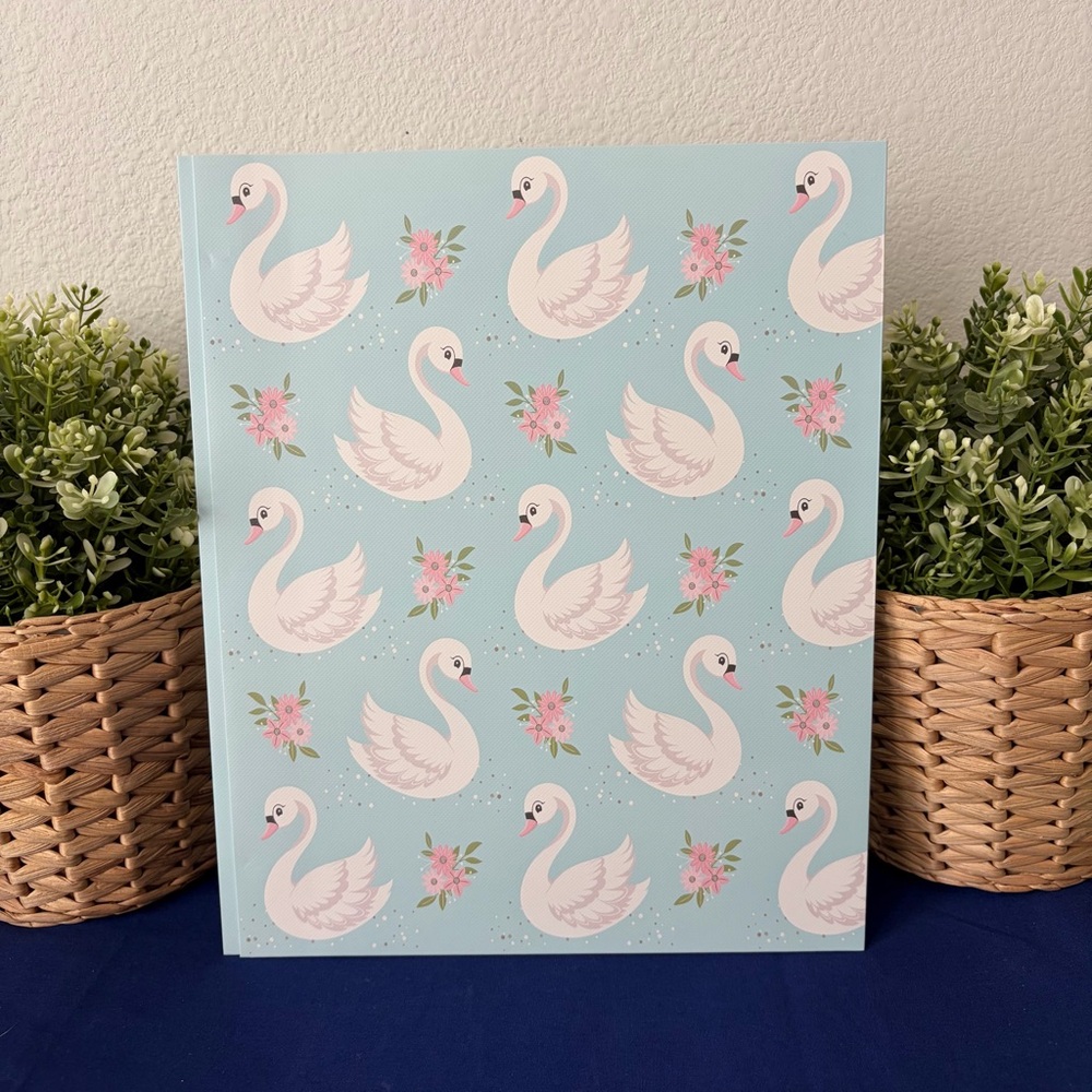 2pc. Charming Swan Folders